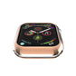 Frendorf | Für Apple Watch Series 5 & 4 40mm Plattierung TPU Rundloch Hohlraum Schutzgehäuse (Roségold)