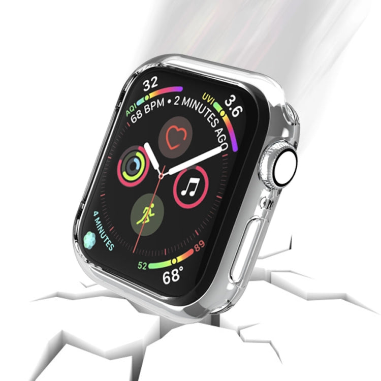 Frendorf | Für Apple Watch Series 5 & 4 40mm Plattierung TPU Rundloch-Hohlraumschutzgehäuse (Transparent)