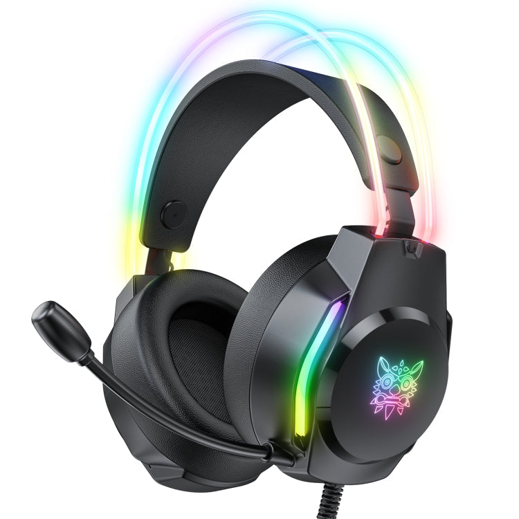 Frendorf | X26 USB+3.5mm RGB Verkabeltes Gaming-Headset (Schwarz)