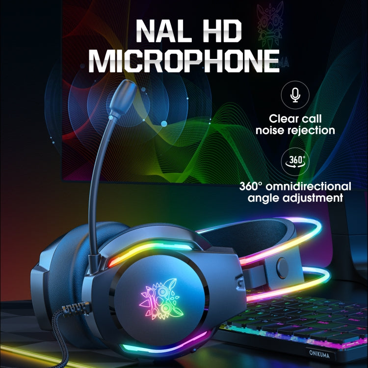 Frendorf | X26 USB+3.5mm RGB Verkabeltes Gaming-Headset (Schwarz)