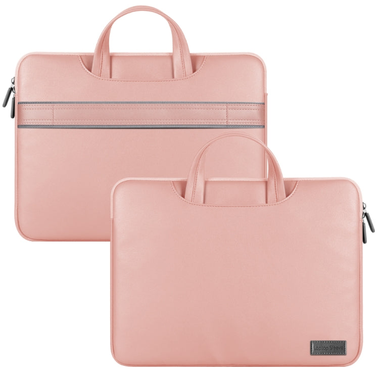 Frendorf | Wasserdichte PU Laptop Tasche Innentasche mit Power Pack, Größe: 15 Zoll (Roségold)