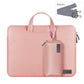 Frendorf | Wasserdichte PU Laptop Tasche Innentasche mit Power Pack, Größe: 15 Zoll (Roségold)