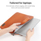 Frendorf | Wasserdichte PU Laptop Tasche Innentasche mit Power Pack, Größe: 15 Zoll (Roségold)