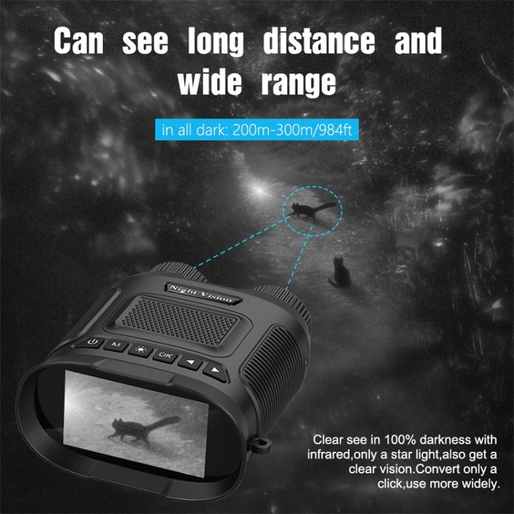 Frendorf | DT29 3 Zoll IPS Bildschirm Fernglas Digitale Ferngläser Nachtsicht (Schwarz)