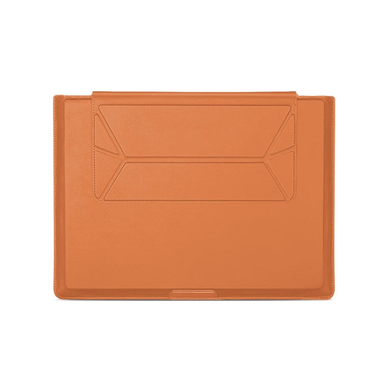 Frendorf | 13-14 Zoll Universal Laptop Magnetischer Halter Stich Innentasche (Braun)
