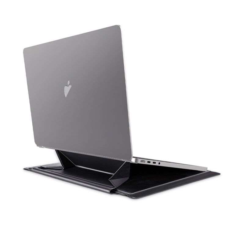 Frendorf | 13-14 Zoll Universal Laptop Magnetischer Halter Stich Innentasche (Braun)