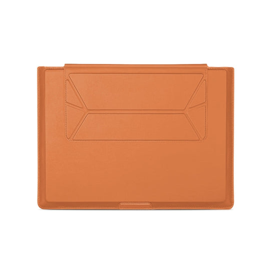 Frendorf | 15-16 Zoll Universal Laptop Magnethalter Stickinnentasche (Braun)