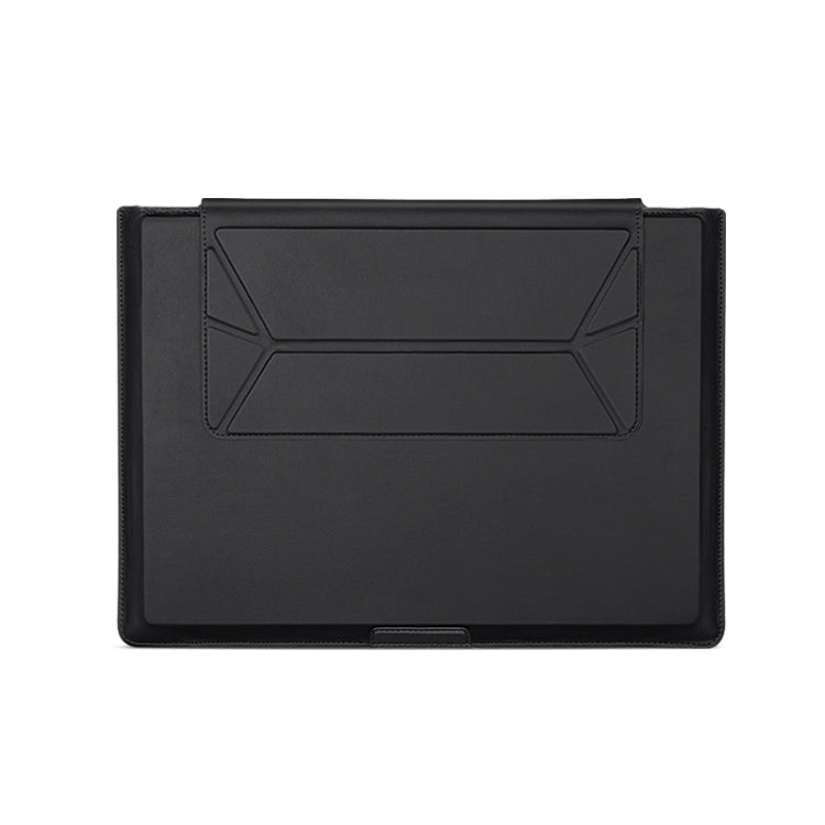Frendorf | 15-16 Zoll Universal Laptop Magnethalter Nähen Innentasche (Schwarz)