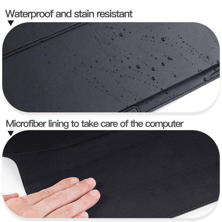 Frendorf | 15-16 Zoll Universal Laptop Magnethalter Stich Innentasche (Schwarz)