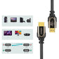 Frendorf | Onten HD180 HDMI 2.1 Version 8K HD Audio Kabel, Länge:3m(Schwarz)