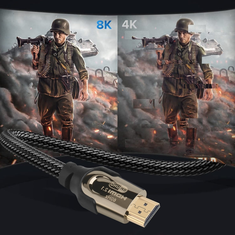 Frendorf | Onten HD180 HDMI 2.1 Version 8K HD Audio Kabel, Länge:3m(Schwarz)