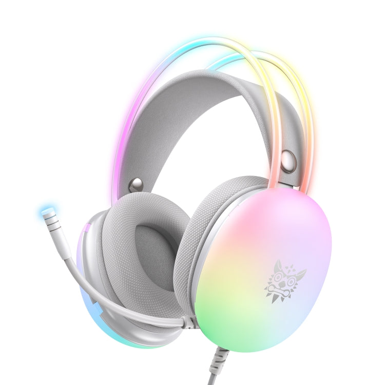 Frendorf | ONIKUMA X25 RGB Gaming-Headset mit Kabel (Grau)