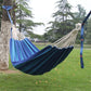 Frendorf | Outdoor Doppelter Dick Canvas Hängematte Innen Schaukel, Größe:200x100cm(Dunkelblau)