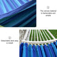 Frendorf | Outdoor Doppelt Verdickte Canvas Hängematte Indoor Schaukel mit Abnehmbarer Gewölbter Stange, Größe:200x100cm (Candy Farbe)