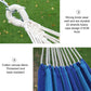 Frendorf | Outdoor Doppelt Dicke Leinwand Hängematte Innen Swing mit Abnehmbarer Kurvenstange, Größe: 200x100cm (Dunkelblau)