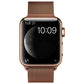 Frerndorf | Für Apple Watch Series 9&8&7 41mm / 6 & SE & 5 & 4 40mm / 3 & 2 & 1 38mm Mailänder Loop Magnetische Edelstahl-Uhrenarmband (Bronze Gold)