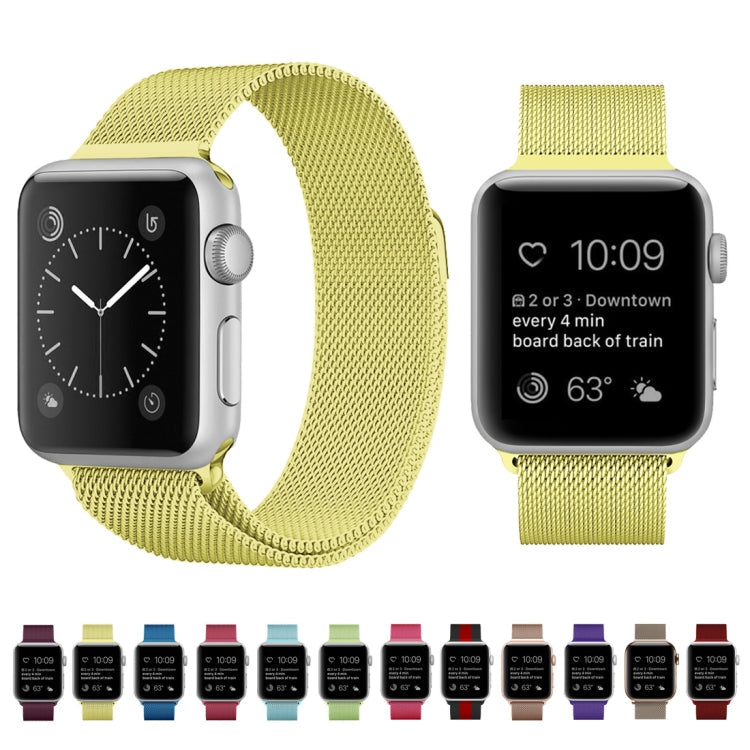 Frerndorf | Für Apple Watch Series 9&8&7 41mm / 6 & SE & 5 & 4 40mm / 3 & 2 & 1 38mm Mailänder Schleife Magnetische Edelstahl Uhrenarmband (Porzellanblau)