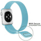 Frerndorf | Für Apple Watch Ultra 49mm & Watch Ultra 2 49mm / Series 9 & 8 & 7 45mm / 6 & SE & 5 & 4 44mm / 3 & 2 & 1 42mm Milanese Loop Magnetische Edelstahl-Uhrband (Türkis)