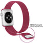 Frerndorf | Für Apple Watch Ultra 49mm & Watch Ultra 2 49mm / Series 9 & 8 & 7 45mm / 6 & SE & 5 & 4 44mm / 3 & 2 & 1 42mm Milanese Loop Magnetisches Edelstahl-Uhrenarmband (Tee Rot)