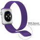 Frerndorf | Für Apple Watch Ultra 49mm&Watch Ultra 2 49mm / Series 9&8&7 45mm / SE 3&SE 2&6&SE&5&4 44mm / 3&2&1 42mm Mailänder Loop Magnetische Edelstahl-Uhrenarmband (Helles Lila)