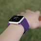 Frerndorf | Für Apple Watch Ultra 49mm&Watch Ultra 2 49mm / Series 9&8&7 45mm / SE 3&SE 2&6&SE&5&4 44mm / 3&2&1 42mm Mailänder Loop Magnetische Edelstahl-Uhrenarmband (Helles Lila)