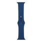 Frerndorf | Für Apple Watch Series 9&8&7 41mm / SE 3&SE 2&6&SE&5&4 40mm / 3&2&1 38mm Silikon-Uhrenarmband, Lange Sektion (Herren)(See Blau)
