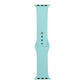 Frerndorf | Für Apple Watch Series 9&8&7 41mm / SE 3&SE 2&6&SE&5&4 40mm / 3&2&1 38mm Silikon-Uhrenarmband, Lange Sektion (Herren)(Eisblau)