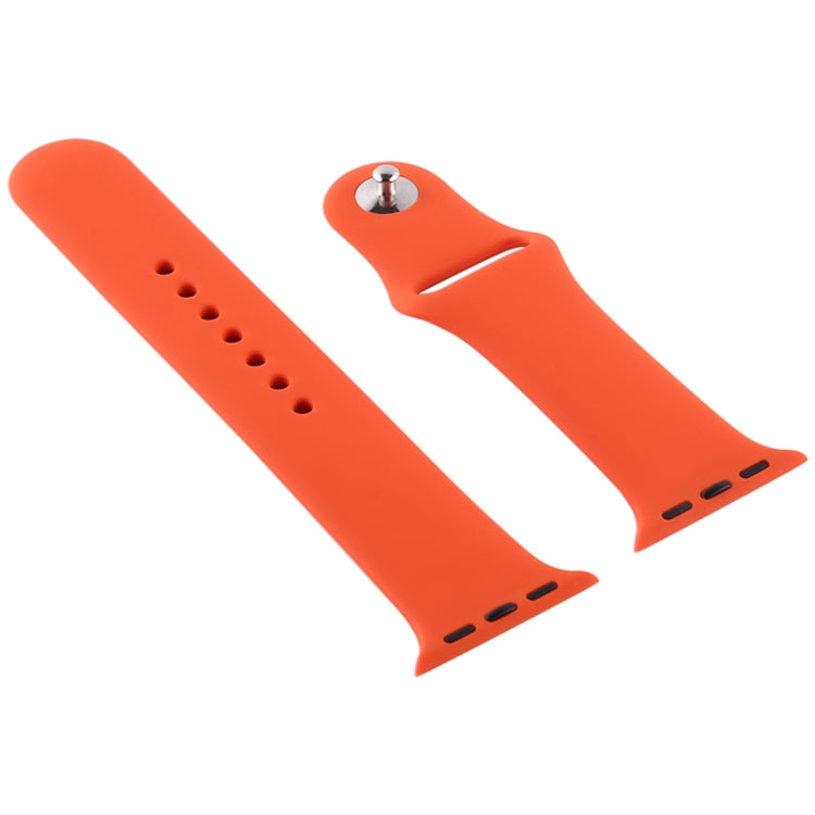 Frerndorf | Für Apple Watch Series 9&8&7 41mm / SE 3&SE 2&6&SE&5&4 40mm / 3&2&1 38mm Silikon-Uhrenarmband, Kurzer Abschnitt (weiblich)(Blau Grau)