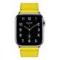 Frendorf | Für Apple Watch Series 7 41mm / 6 & SE & 5 & 4 40mm / 3 & 2 & 1 38mm Leder Uhrband (Gelb)