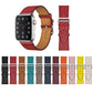 Frendorf | Für Apple Watch Series 7 41mm / 6 & SE & 5 & 4 40mm / 3 & 2 & 1 38mm Leder Uhrband (Gelb)