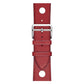 Frendorf | Für Apple Watch Series 7 41mm / 6 & SE & 5 & 4 40mm / 3 & 2 & 1 38mm Leder Drei Löcher Uhrenarmband (Rot)
