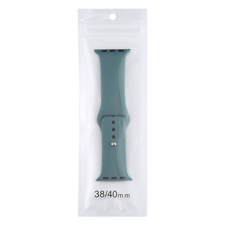 Frerndorf | Für Apple Watch Serie 9&8&7 41mm / SE 3&SE 2&6&SE&5&4 40mm / 3&2&1 38mm Silikon Armband, langer Abschnitt (Herren)(Lila)
