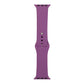 Frerndorf | Für Apple Watch Serie 9&8&7 41mm / SE 3&SE 2&6&SE&5&4 40mm / 3&2&1 38mm Silikon Armband, langer Abschnitt (Herren)(Lila)