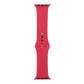 Frerndorf | Für Apple Watch Series 9&8&7 41mm / SE 3&SE 2&6&SE&5&4 40mm / 3&2&1 38mm Silikon-Uhrenband, lange Sektion (Herren)(Granatapfel)