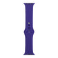 Frerndorf | Für Apple Watch Series 9&8&7 41mm / SE 3&SE 2&6&SE&5&4 40mm / 3&2&1 38mm Silikon Uhrenarmband, Lange Sektion (Herren)(Dunkelpurpur)