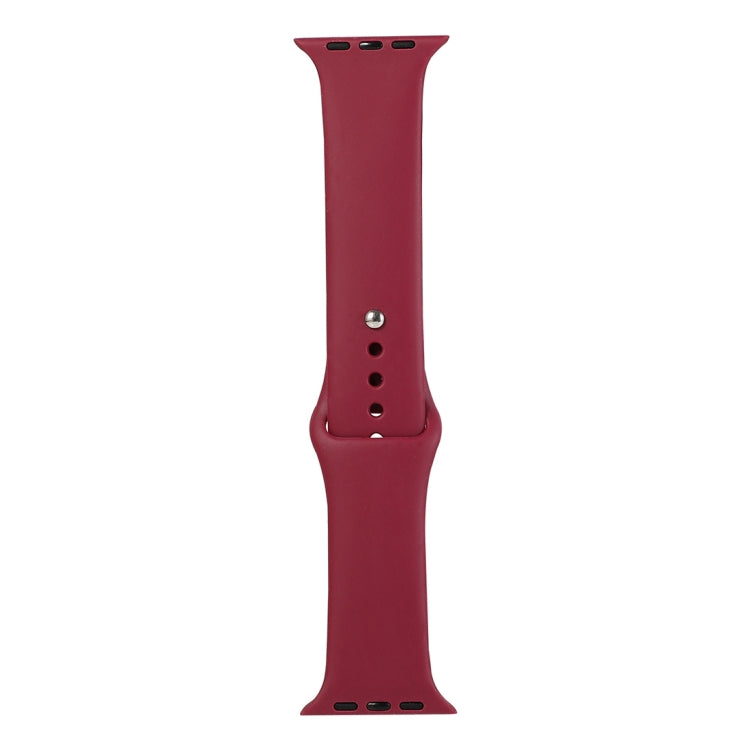 Frerndorf | Für Apple Watch Series 9&8&7 41mm / SE 3&SE 2&6&SE&5&4 40mm / 3&2&1 38mm Silikon-Uhrenarmband, Lange Sektion (Herren)(Kirschen)