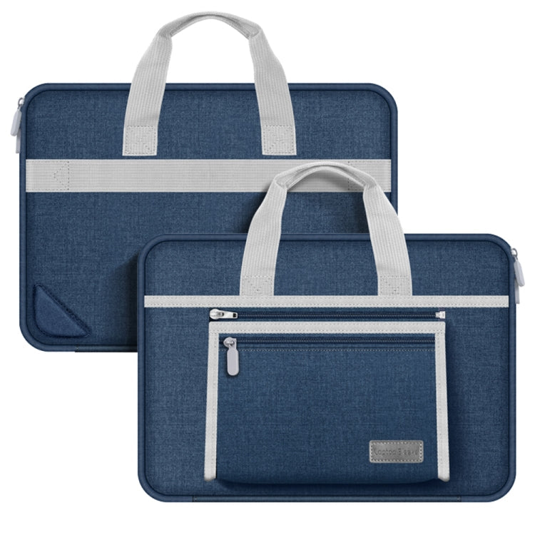 Frendorf | 15-16 Zoll Oxford-Gewebe Tragbare Laptop-Handtasche (Dunkelblau)