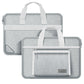 Frendorf | 15-16 Zoll Oxford Stoff Tragbare Laptop Handtasche (Grau)