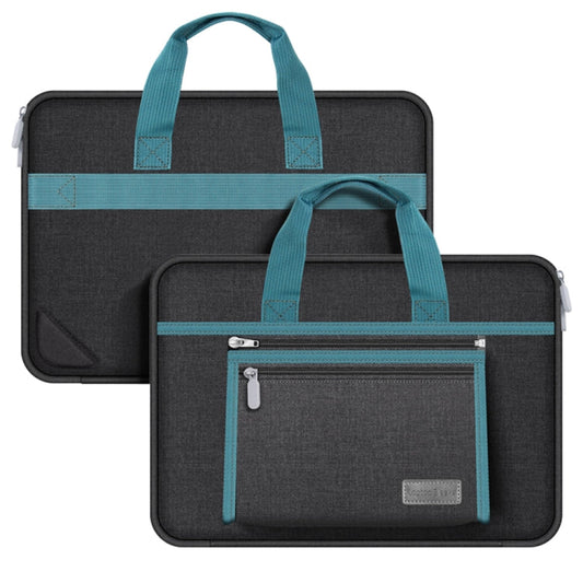 Frendorf | 15-16 Zoll Oxford-Stoff Tragbare Laptop-Handtasche (Schwarz)