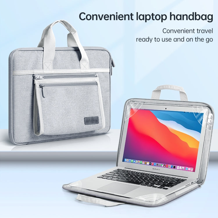 Frendorf | 15-16 Zoll Oxford-Gewebe Tragbare Laptop-Handtasche (Dunkelblau)