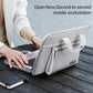 Frendorf | 15-16 Zoll Oxford-Stoff Tragbare Laptop-Handtasche (Schwarz)
