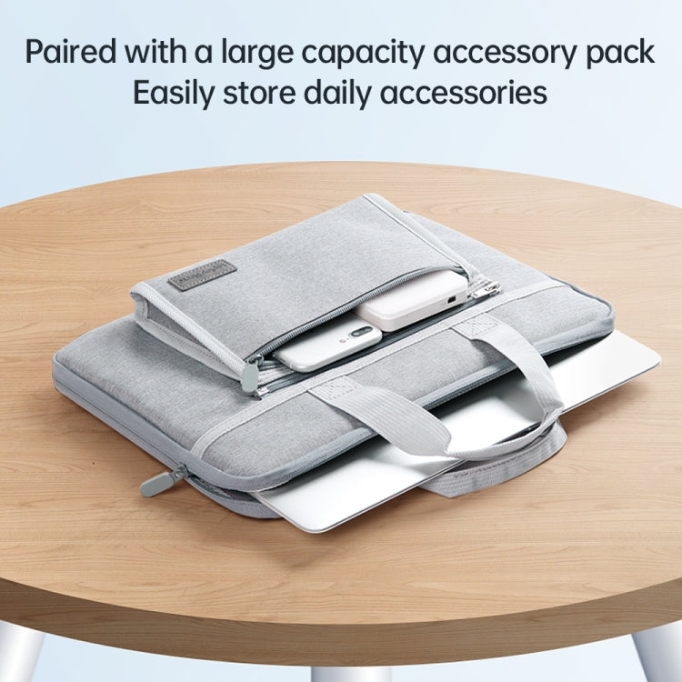 Frendorf | 15-16 Zoll Oxford-Gewebe Tragbare Laptop-Handtasche (Dunkelblau)