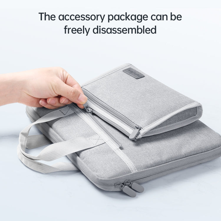 Frendorf | 15-16 Zoll Oxford-Gewebe Tragbare Laptop-Handtasche (Dunkelblau)