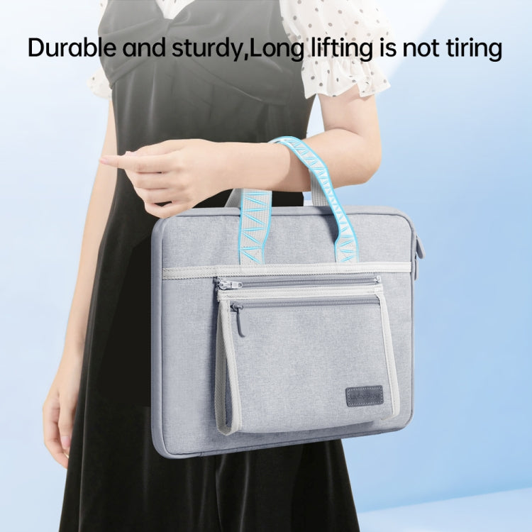 Frendorf | 15-16 Zoll Oxford-Gewebe Tragbare Laptop-Handtasche (Dunkelblau)