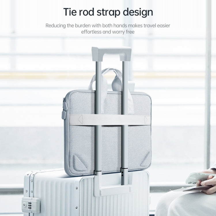 Frendorf | 13/13.3 Zoll Oxford-Gewebe Tragbare Laptop-Handtasche (Grau)