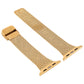 Frerndorf | Für Apple Watch Series 9&8&7 41mm / SE 3&SE 2&6&SE&5&4 40mm / 3&2&1 38mm Milanese Edelstahl-Uhrenarmband (Gold)