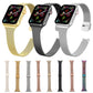 Frerndorf | Für Apple Watch Series 9&8&7 41mm / SE 3&SE 2&6&SE&5&4 40mm / 3&2&1 38mm Mailänder Edelstahl-Uhrenband (Rosé Gold)