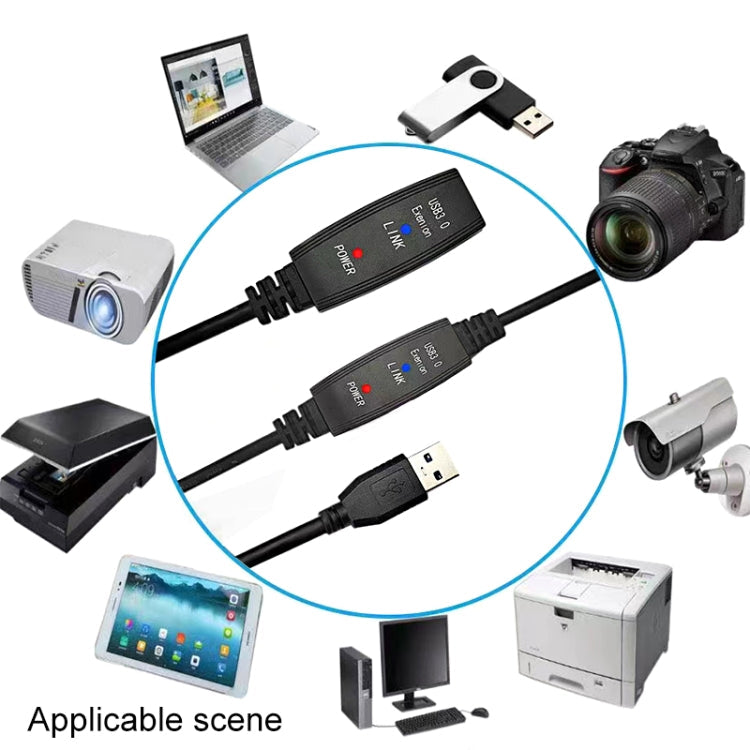 Frendorf | USB 3.0 Male to Female Super Speed Verlängerungskabel, Länge: 5m