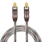 Frendorf | 20m EMK OD6.0mm Toslink Quadratanschluss zu Quadratanschluss TV Digital Audio Optisches Glasfaser Verbindungskabel