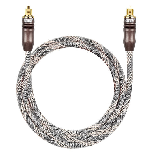Frendorf | 20m EMK OD6.0mm Toslink Quadratanschluss zu Quadratanschluss TV Digital Audio Optisches Glasfaser Verbindungskabel